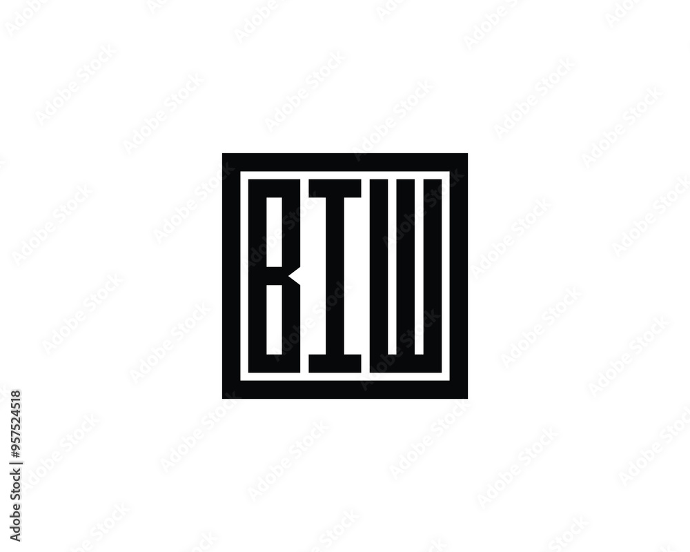 BIW logo design vector template. BIW BIW logo design vector template. BIW