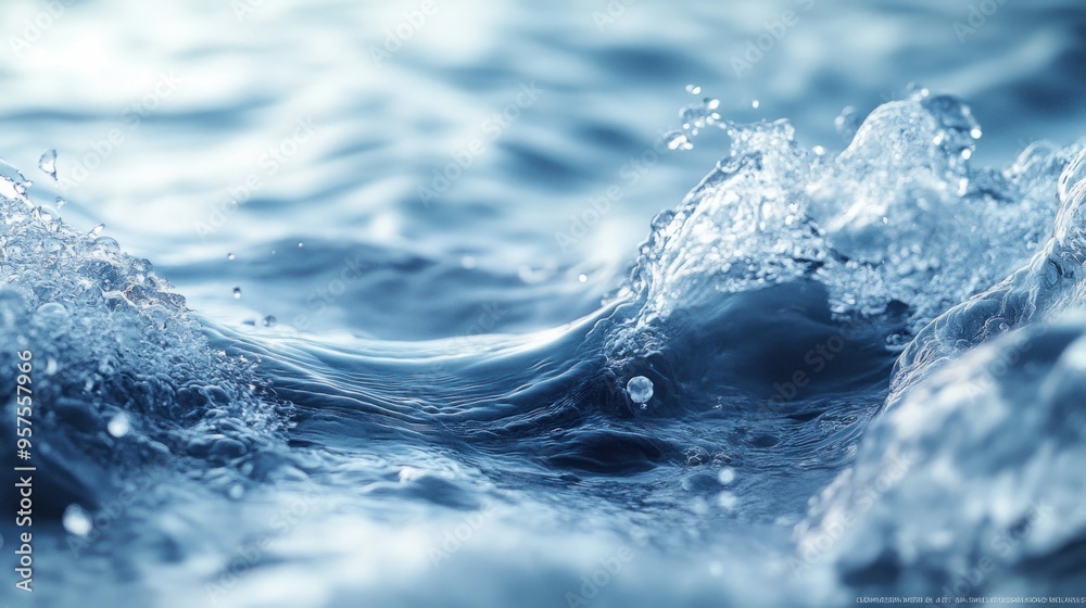Close-up of a Splashing Wave Close-up of a Splashing Wave