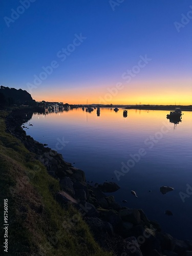 Sunset reflections