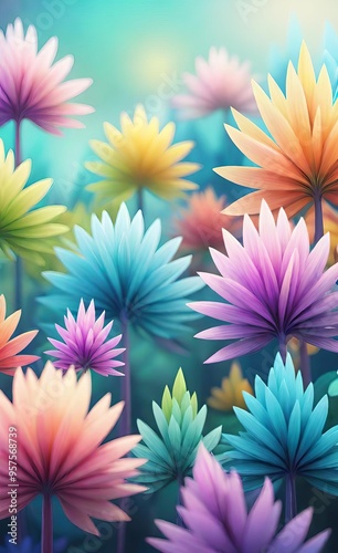 background with flowers