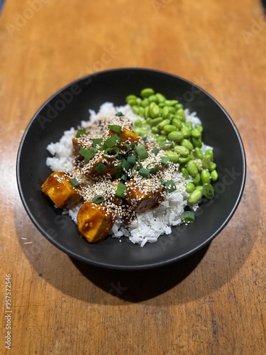 rice with tofu