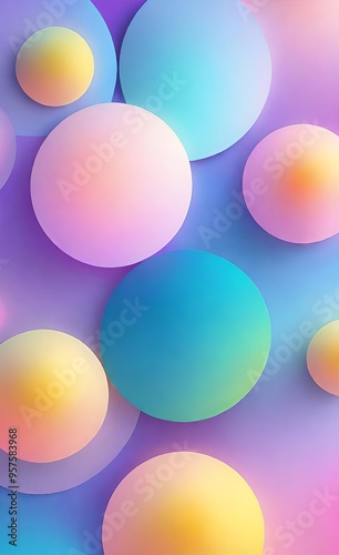 abstract background with circles