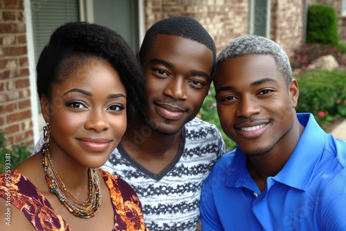Mother's Day Family, Generations, and Unity visualized in a family portrait where multiple generations are gathered together, celebrating the matriarch