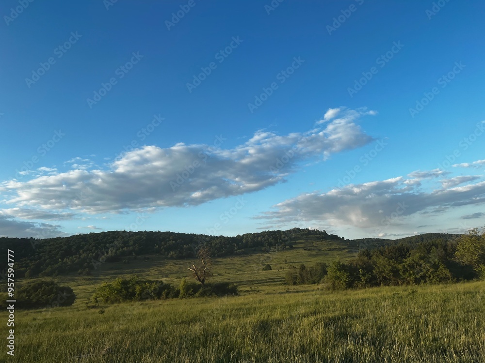 landscape with clouds
