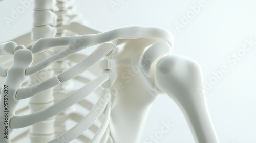 Wallpaper Mural Human Skeleton Shoulder Joint Anatomy Medical Illustration Torontodigital.ca