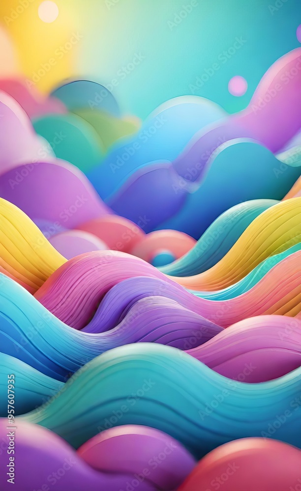 Fototapeta premium abstract background with waves