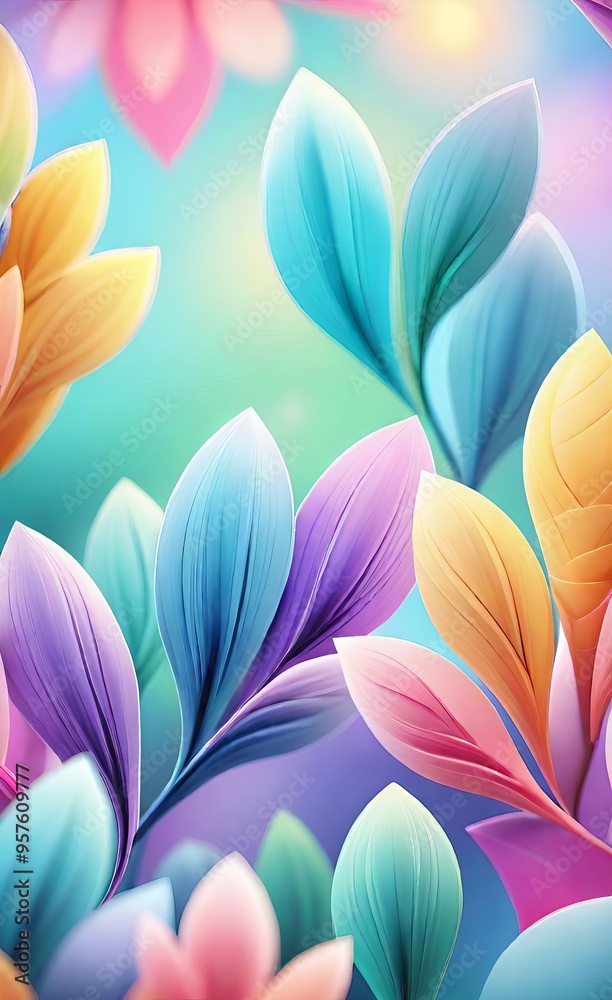 Obraz premium pink and yellow flower