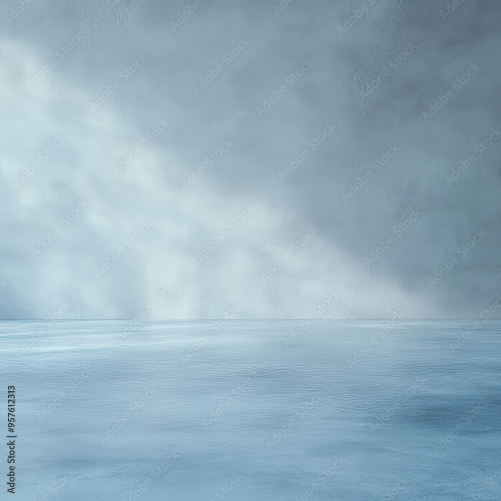 Abstract Blue and Grey Minimalist Background with Water Ripples and Textured Wall. Abstract Blue and Grey Minimalist Background with Water Ripples and Textured Wall.