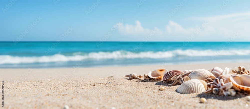Seashells on a Sunny Beach Seashells on a Sunny Beach