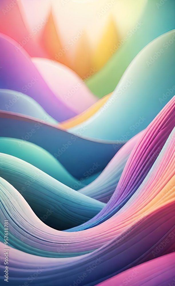 Fototapeta premium abstract colorful wave background