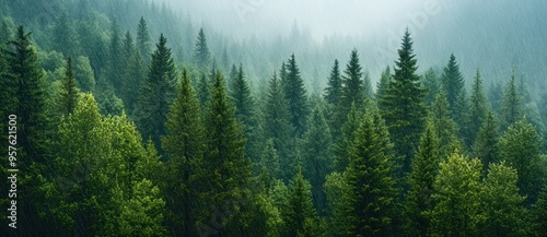 Raining in the Forest