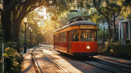 Streetcar in the Golden Hour