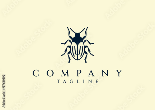 Vector illustration of Insect Logo Design