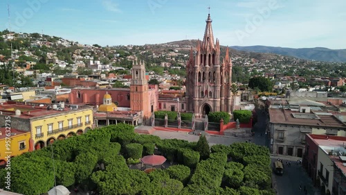 san miguel de allende, cathedral guanajuato, mexico
