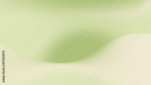Gradient blur green pastel abstract background