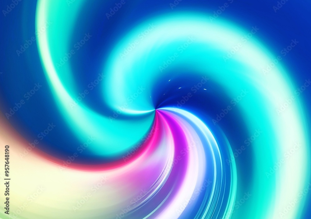 Obraz premium abstract blue background with circles