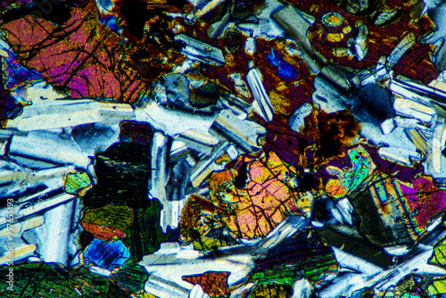 Micrograph of cabbro texture