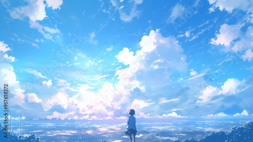 晴天の空
