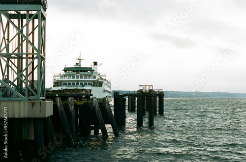 Ferry Docked at Pacific Northwest Pier photo