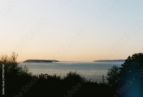 Coastal View at Dusk photo