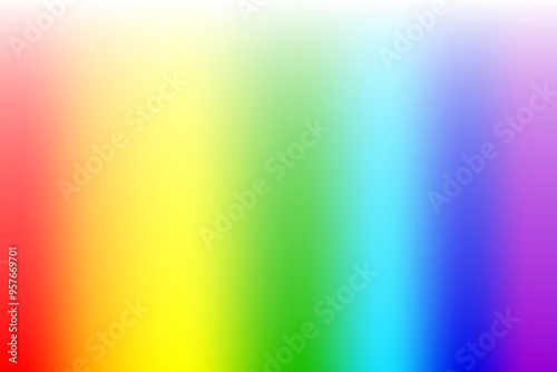 Gradient rainbow background. Color spectrum blend. Smooth color transition. Vibrant vector backdrop.