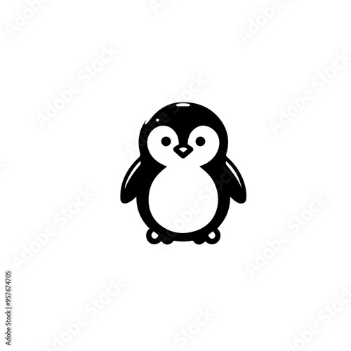 penguin vector icon.