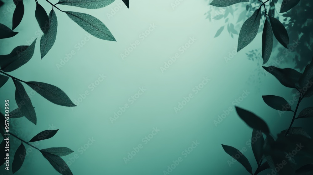 A leafy green background with a leafy green foreground A leafy green background with a leafy green foreground