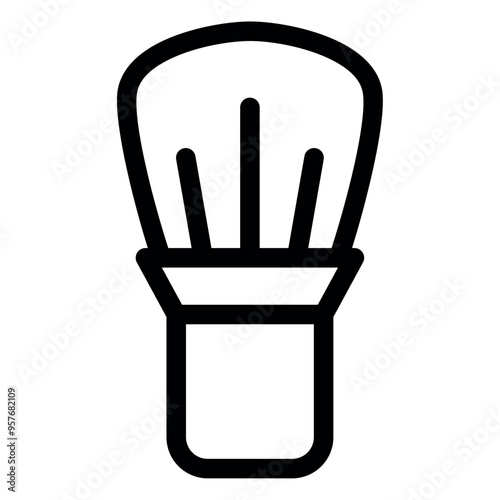 shaving brush icon 