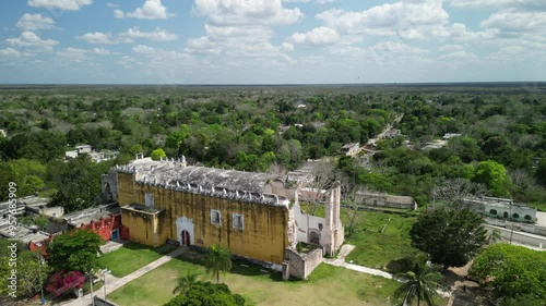 tihosuco, quintana roo, old church ruins mexico photo