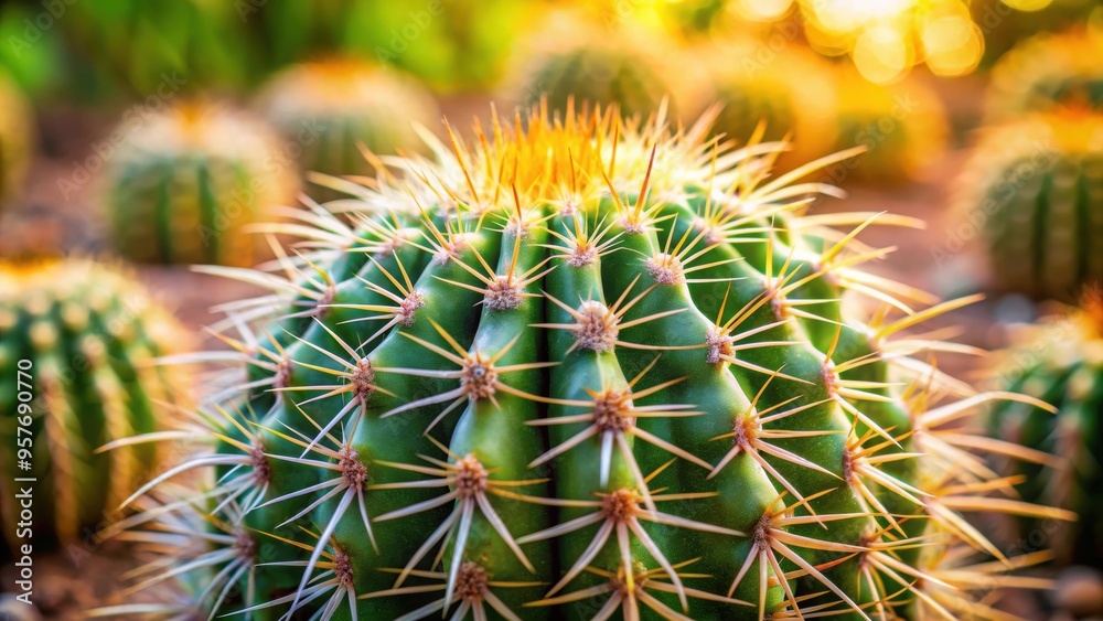 Close up of spiky cactus in nature environment, cactus, spiky, close up, plant, desert, thorns, green, prickly, succulent Close up of spiky cactus in nature environment, cactus, spiky, close up, plant, desert, thorns, green, prickly, succulent