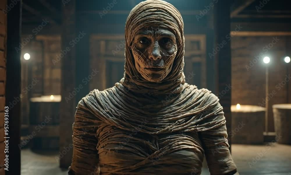 Mummy wake up from her long sleep Mummy wake up from her long sleep
