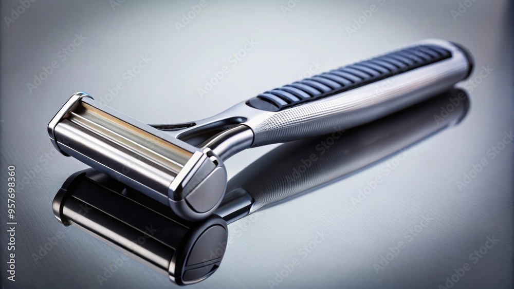 Manual face shaving machine with stubble blade for precise depilation, grooming, facial hair, clean shave, razor Manual face shaving machine with stubble blade for precise depilation, grooming, facial hair, clean shave, razor