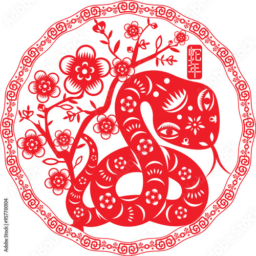 Chinese new year 2025 year of the Snake