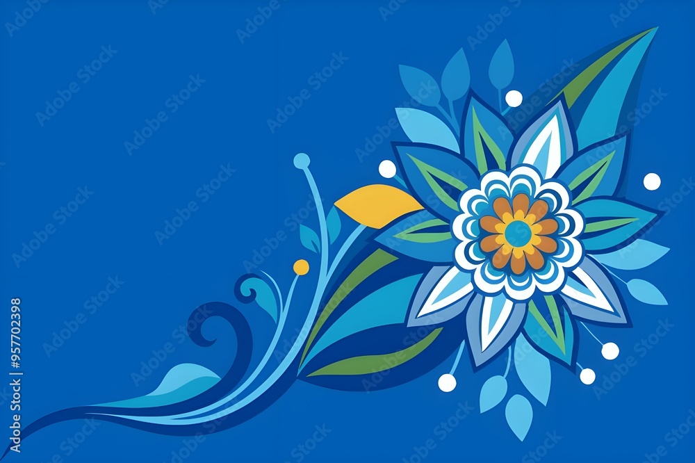 abstract floral background with place for your text abstract floral background with place for your text