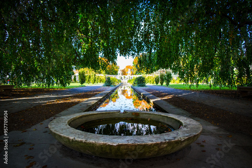 Untermyer Gardens Conservancy Fountain In a Park