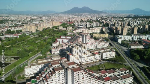 vele di scampia, area nord, naples 167 aerial italy photo