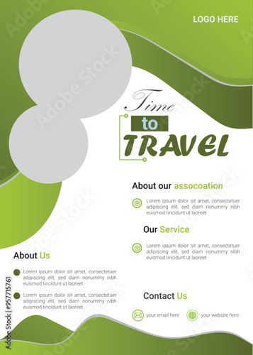 Travel flyer
