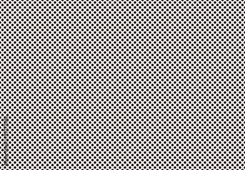 Seamless Monochrome Vector Screen Tones Isolated On A White Background. Horizontally And Vertically Repeatable.