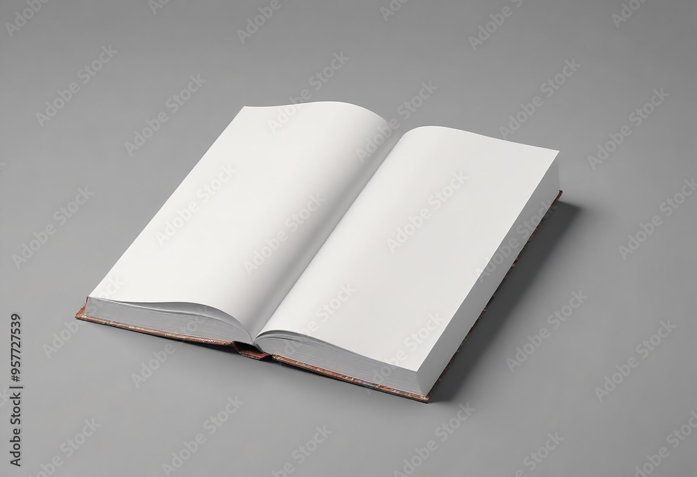 Blank Book Mockup Design
