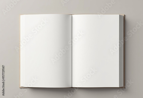 Blank Book Mockup Design