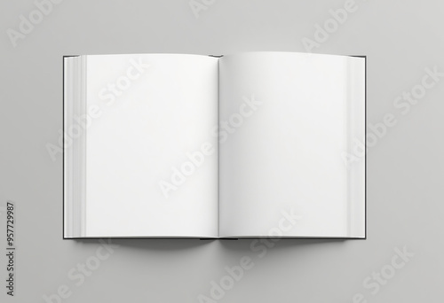 Blank Book Mockup Design