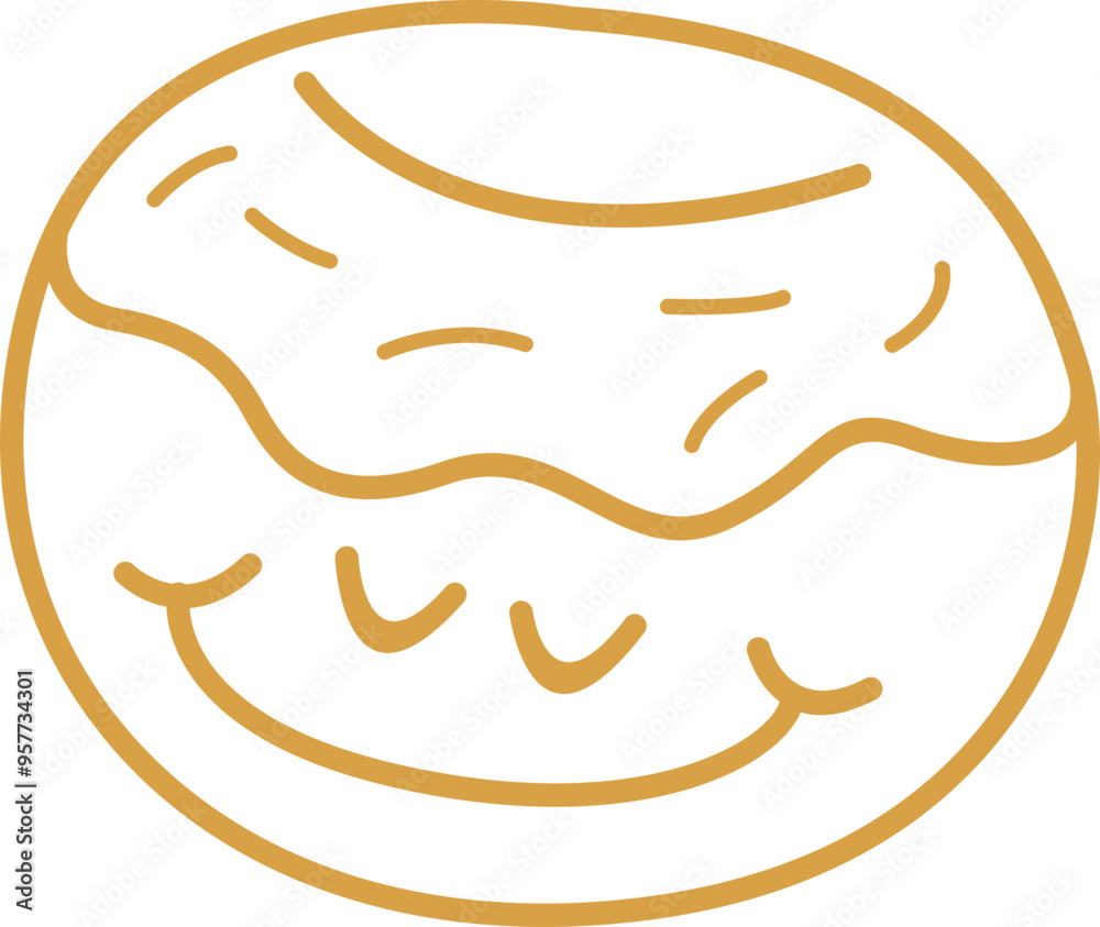 Outline Handdrawn Food Outline Handdrawn Food