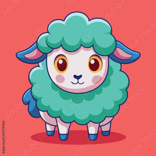 Cute Woolly Sheep Design