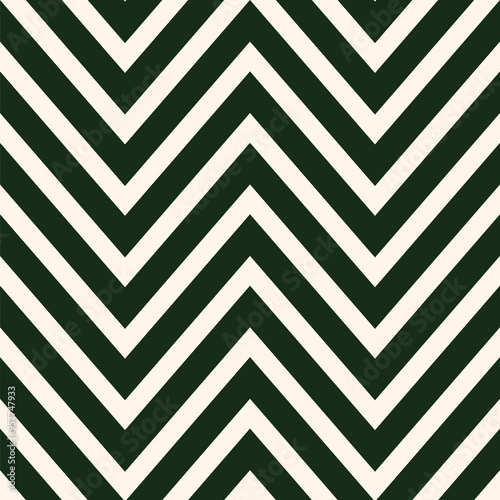 Zigzag Striped Classic Patter Military Green
