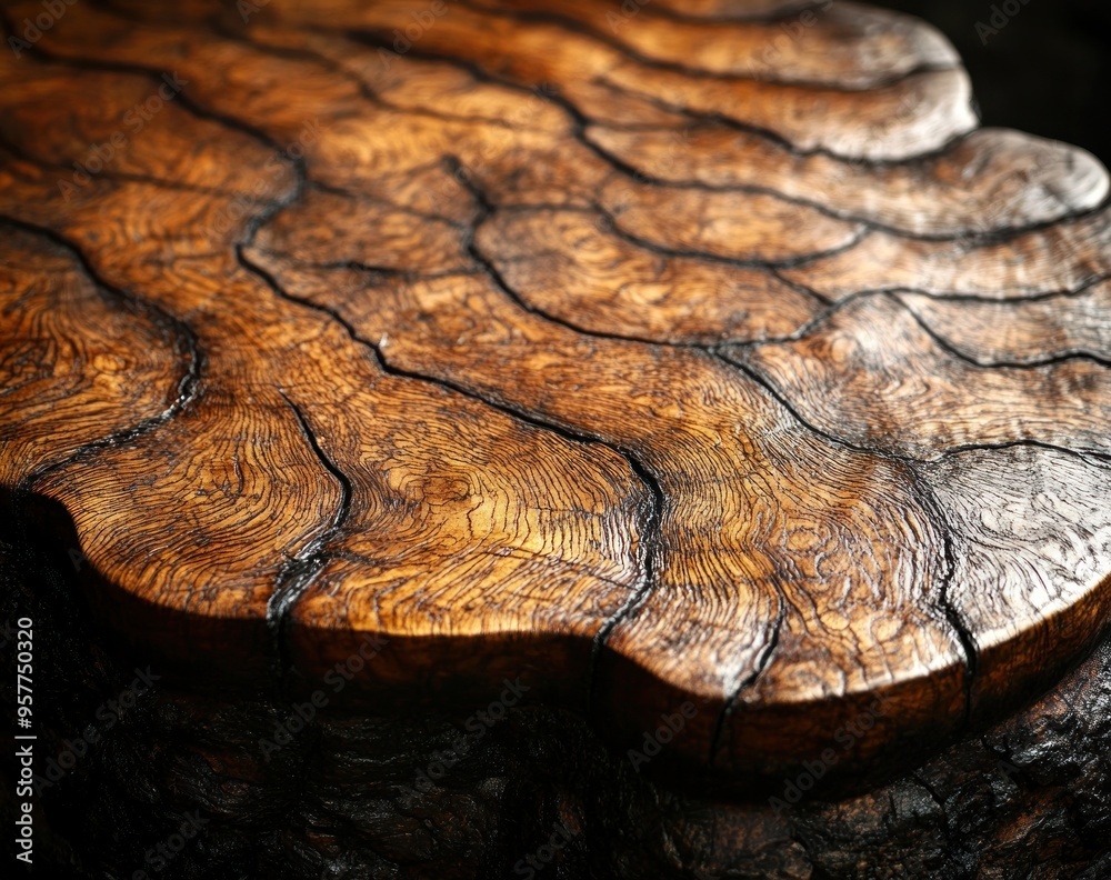 Close-up of a Wooden Surface Close-up of a Wooden Surface