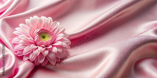 Pink flower decoration on silk background for wallpaper or background, pink, flower, decoration, silk, background