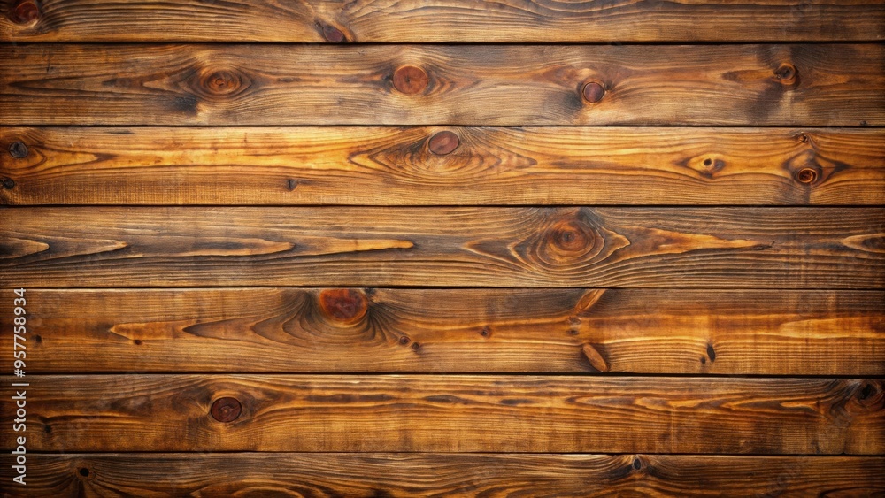 Naklejka premium Brown wooden planks with natural texture background, wood, planks, background, texture, brown, natural, timber, surface