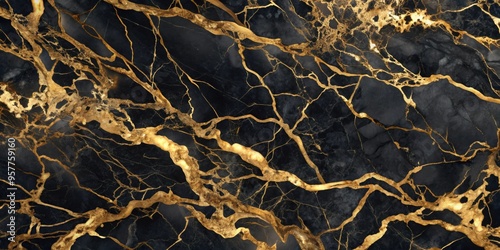 Elegant and luxurious black and gold marble texture background for graphic design projects, elegant, luxurious, abstract