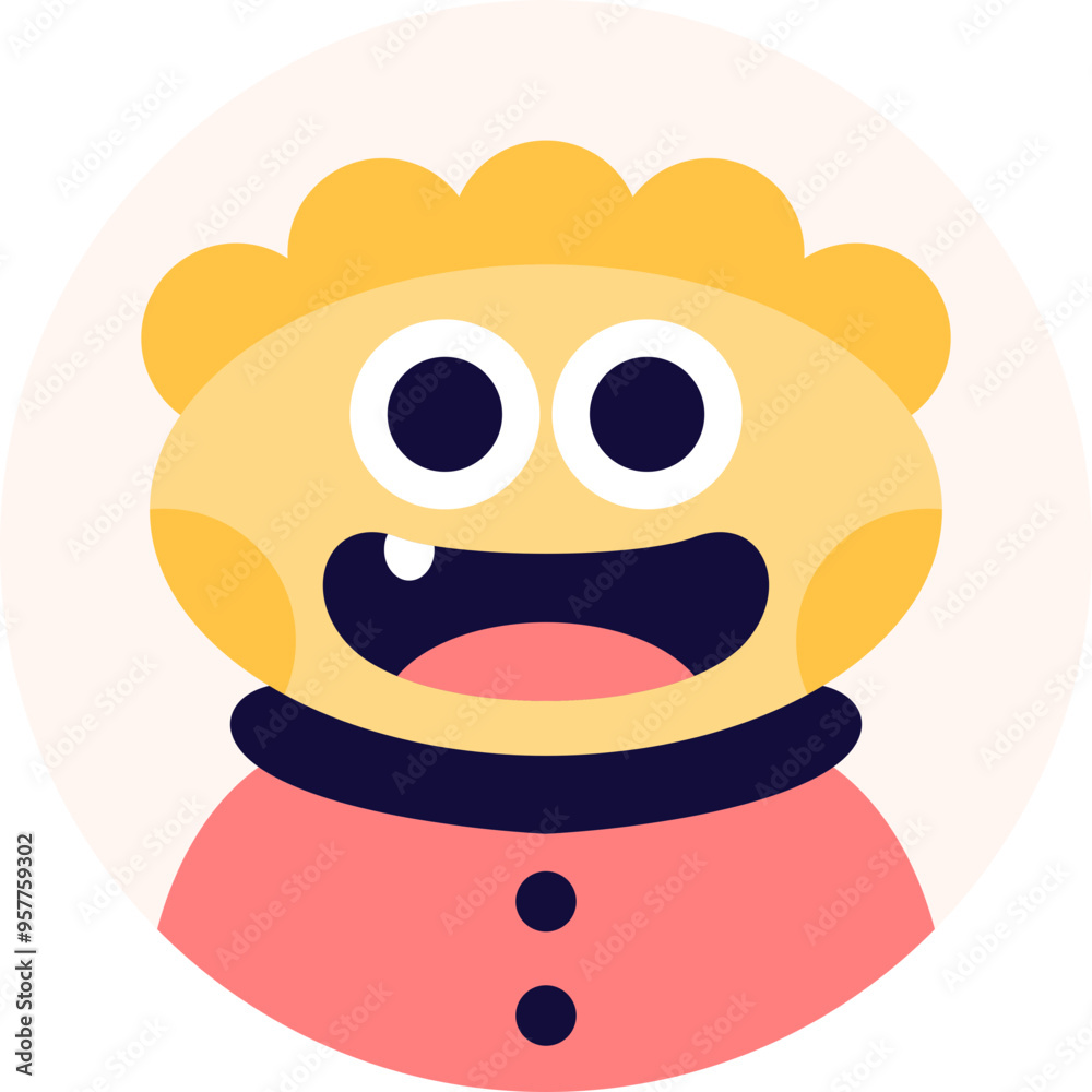 Avatar Head Character IIllustration Avatar Head Character IIllustration