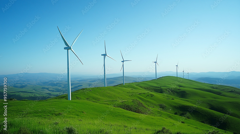 wind turbines in the mountains wind turbines in the mountains